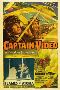 Captain Video Master of the Stratosphere Movie Poster showcasing classic sci-fi adventure.