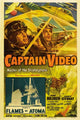 Captain Video Master of the Stratosphere Movie Poster showcasing classic sci-fi adventure.