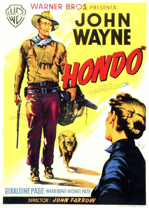 Hondo Movie Poster Print (11x17) - Classic Western Art