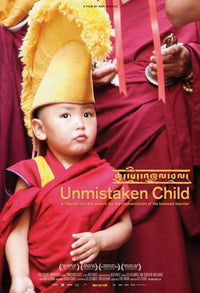 Unmistaken Child Movie Poster showcasing a spiritual journey.