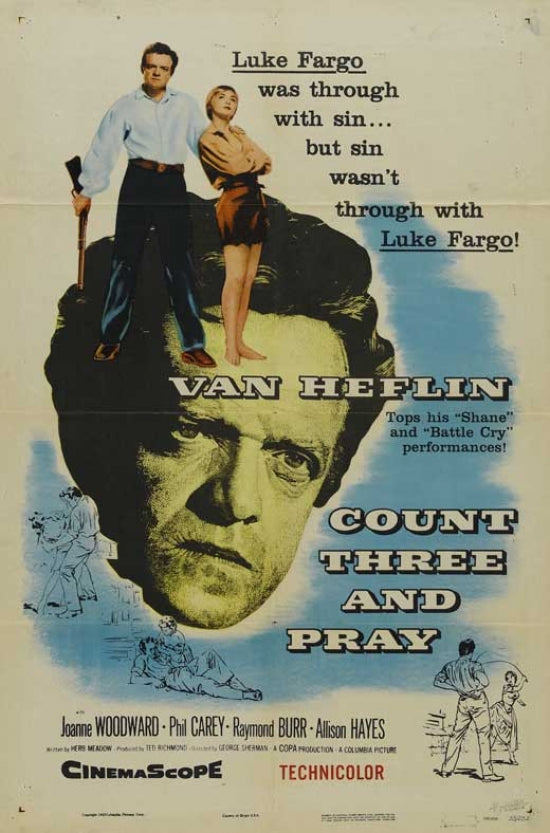 Count Three and Pray Movie Poster Print showcasing classic film art.
