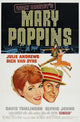 Mary Poppins Movie Poster Print featuring iconic imagery from the classic film.