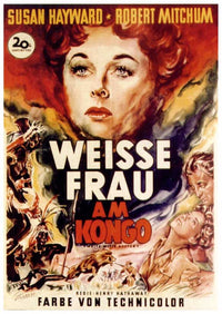 White Witch Doctor Movie Poster Print showcasing vibrant colors.
