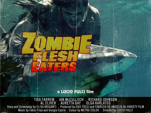Zombie Movie Poster Print - Thrilling Artwork for Fans