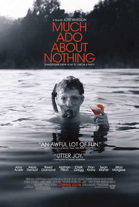 Much Ado About Nothing Movie Poster Print featuring Shakespearean elegance.
