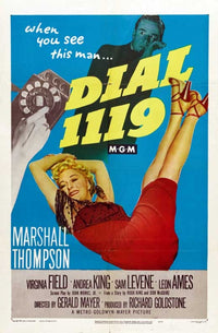 Dial 1119 Movie Poster Print featuring gripping cinematic imagery.