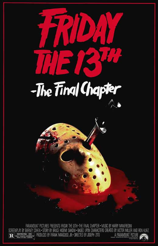 Friday the 13th, Part 4: The Final Chapter Movie Poster Print (27x40)