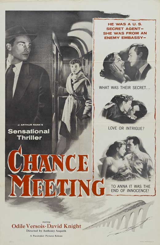 Chance Meeting Movie Poster Print showcasing cinematic art.