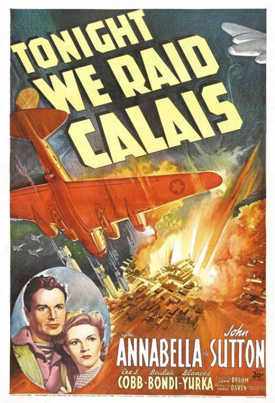 Tonight We Raid Calais Movie Poster Print - Premium Quality Artwork
