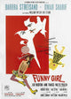 Funny Girl Movie Poster Print showcasing classic film art.