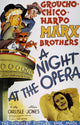 A Night at the Opera Movie Poster Print featuring vibrant colors and classic design.
