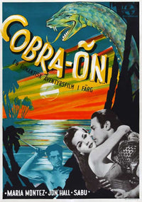 Cobra Woman Movie Poster Print showcasing classic film imagery.