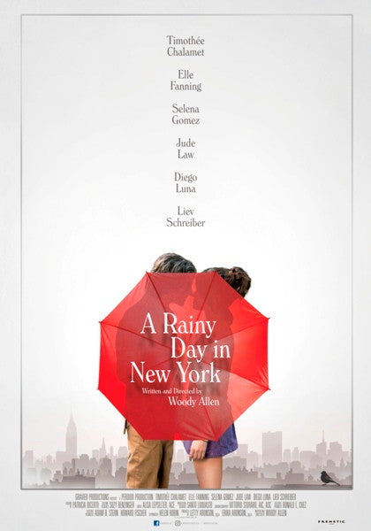 A Rainy Day in New York Movie Poster Print (11x17)