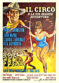 Circus World Movie Poster Print showcasing vibrant circus imagery.