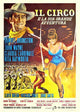 Circus World Movie Poster Print showcasing vibrant circus imagery.