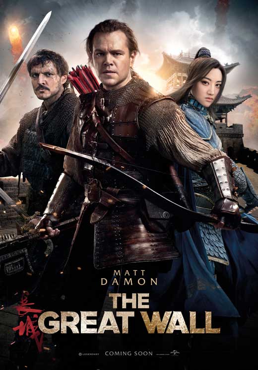 The Great Wall Movie Poster Print showcasing the grandeur of the film
