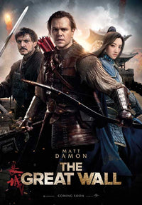 The Great Wall Movie Poster Print showcasing the grandeur of the film