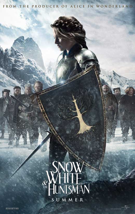 Snow White and the Huntsman Movie Poster Print showcasing fantasy art.