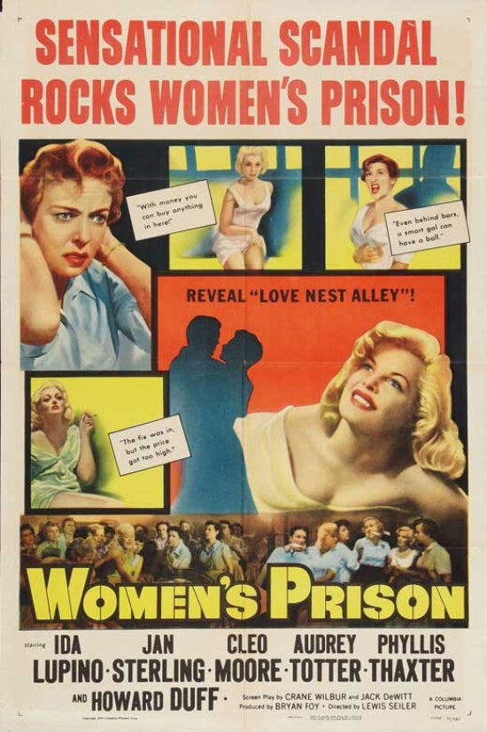 Women's Prison Movie Poster featuring gripping film art.