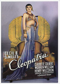 Cleopatra Movie Poster Print, classic film art decor