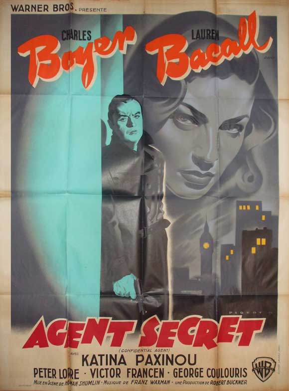Confidential Agent Movie Poster Print showcasing cinematic art.