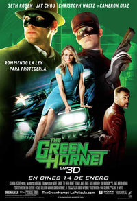 The Green Hornet Movie Poster Print showcasing dynamic superhero action.