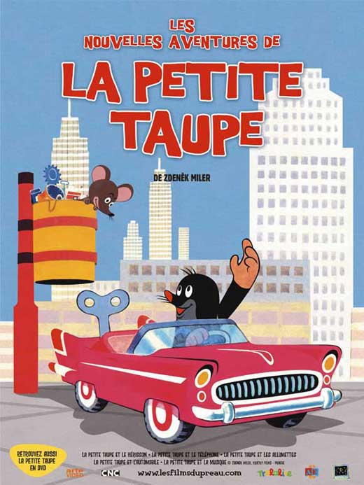 Little Mole Movie Poster Print featuring whimsical design for kids' decor.