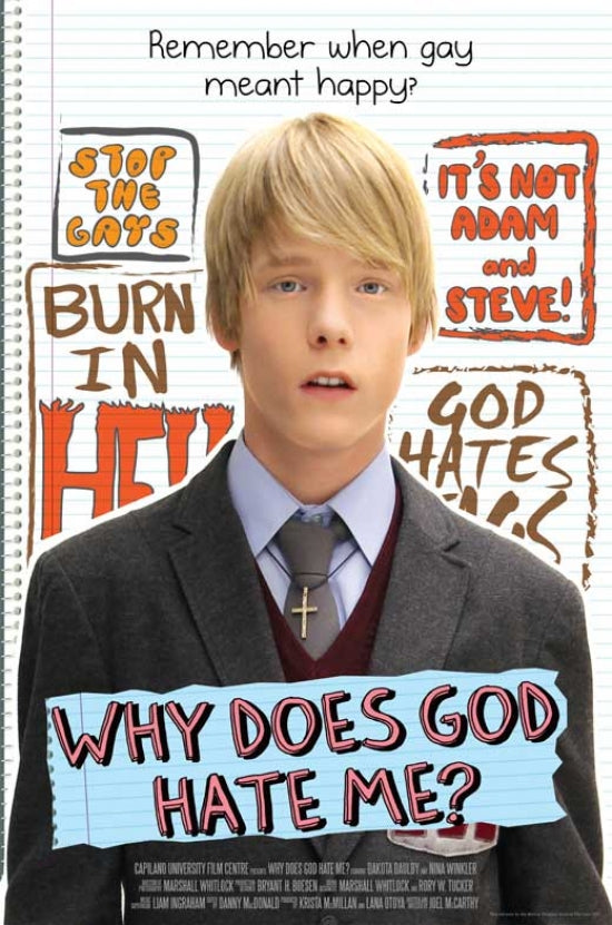 Why Does God Hate Me Movie Poster - Thought-provoking film art.