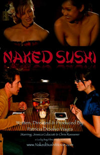 Naked Sushi Movie Poster Print showcasing vibrant artwork.