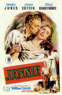Portrait of Jennie Movie Poster Print showcasing classic cinema art.