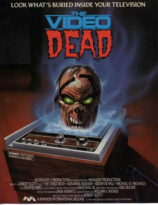 The Video Dead Movie Poster Print showcasing horror film art.