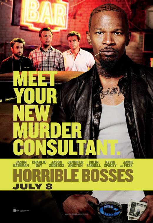 Horrible Bosses Movie Poster Print featuring comedic artwork.