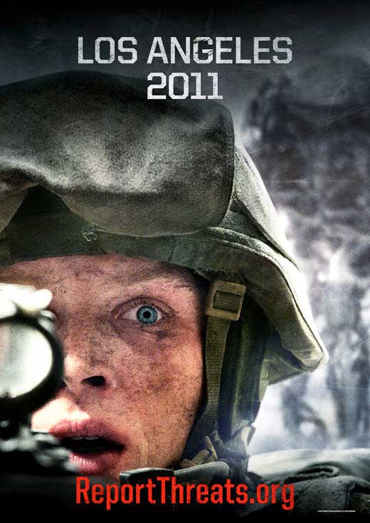Battle: Los Angeles Movie Poster Print showcasing epic sci-fi action.