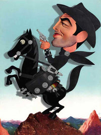 Billy the Kid Movie Poster Print showcasing classic western art.