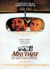 Driving Miss Daisy Movie Poster Print featuring iconic film scene.