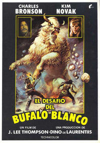 The White Buffalo Movie Poster Print featuring vibrant colors and iconic imagery.