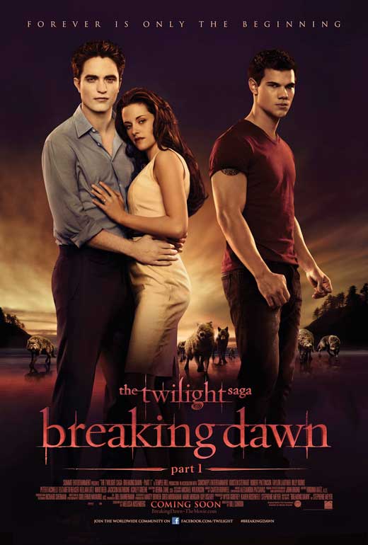 The Twilight Saga: Breaking Dawn Movie Poster Print 11x17