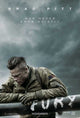Fury Movie Poster showcasing intense battle scene.