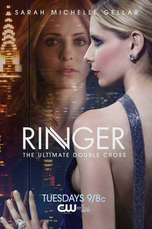 Ringer Movie Poster Print showcasing vibrant colors and comedic imagery.