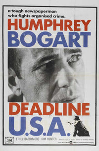 Deadline USA Movie Poster Print showcasing classic film art