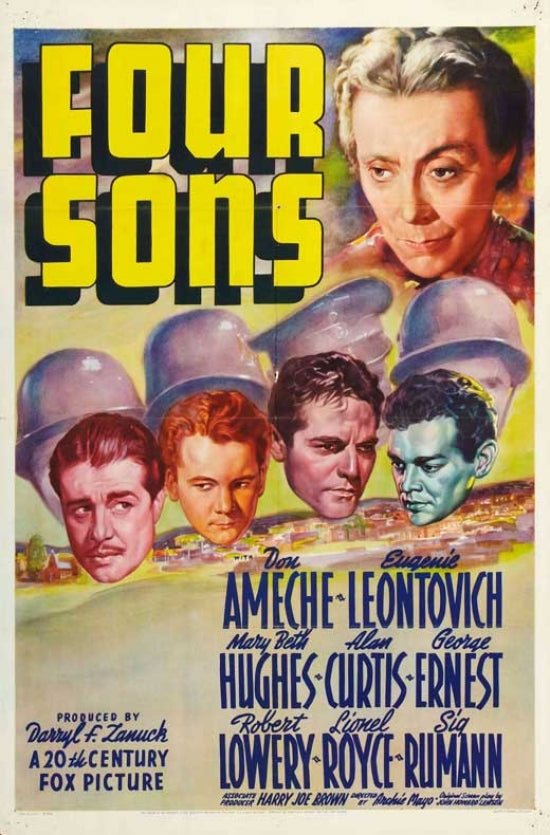 Four Sons Movie Poster Print showcasing film imagery.