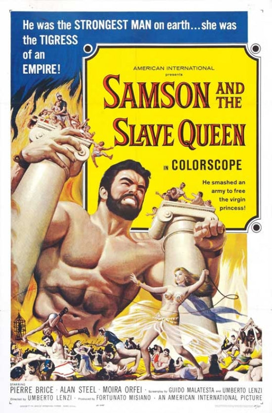 Samson and the Slave Queen Movie Poster Print