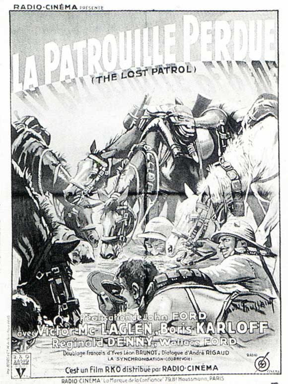 The Lost Patrol Movie Poster Print showcasing classic cinema art.