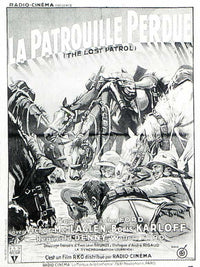 The Lost Patrol Movie Poster Print showcasing classic cinema art.