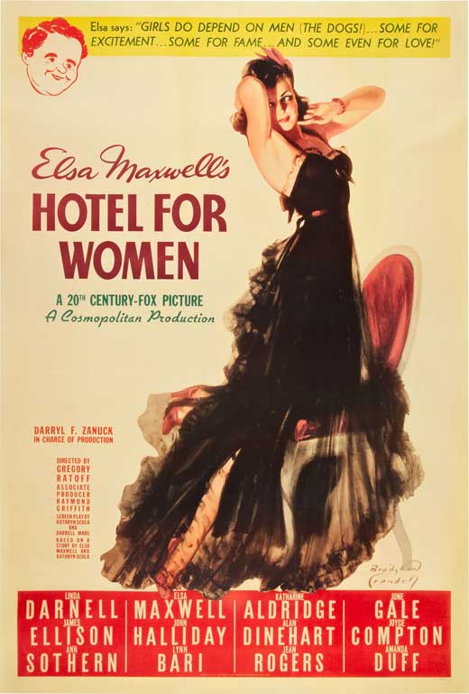 Hotel for Women Movie Poster Print showcasing vibrant colors and cinematic art.