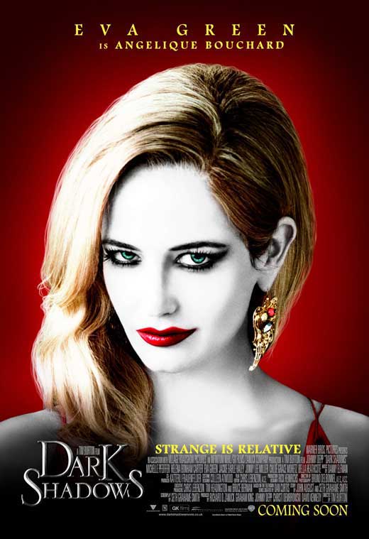 Dark Shadows Movie Poster Print showcasing iconic imagery from the series.