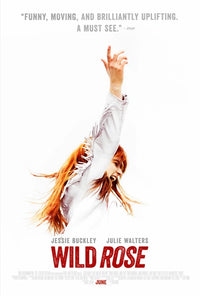 Wild Rose Movie Poster Print, vibrant design for film enthusiasts