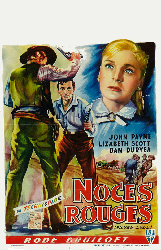 Silver Lode Movie Poster Print showcasing classic cinema art.