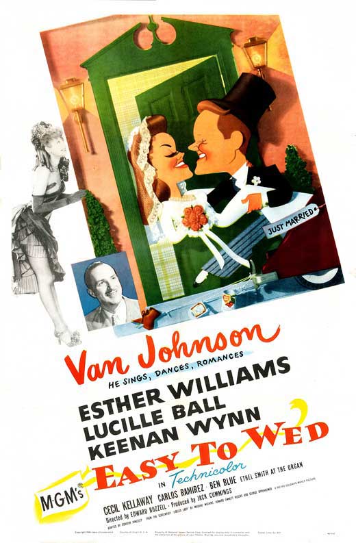 Easy to Wed Movie Poster Print featuring vibrant colors and romantic theme.