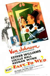 Easy to Wed Movie Poster Print featuring vibrant colors and romantic theme.